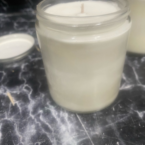 Hand Crafted Other - Hand Crafted Soy Rose Scented Candle in 8 Oz Glass Jar-no label